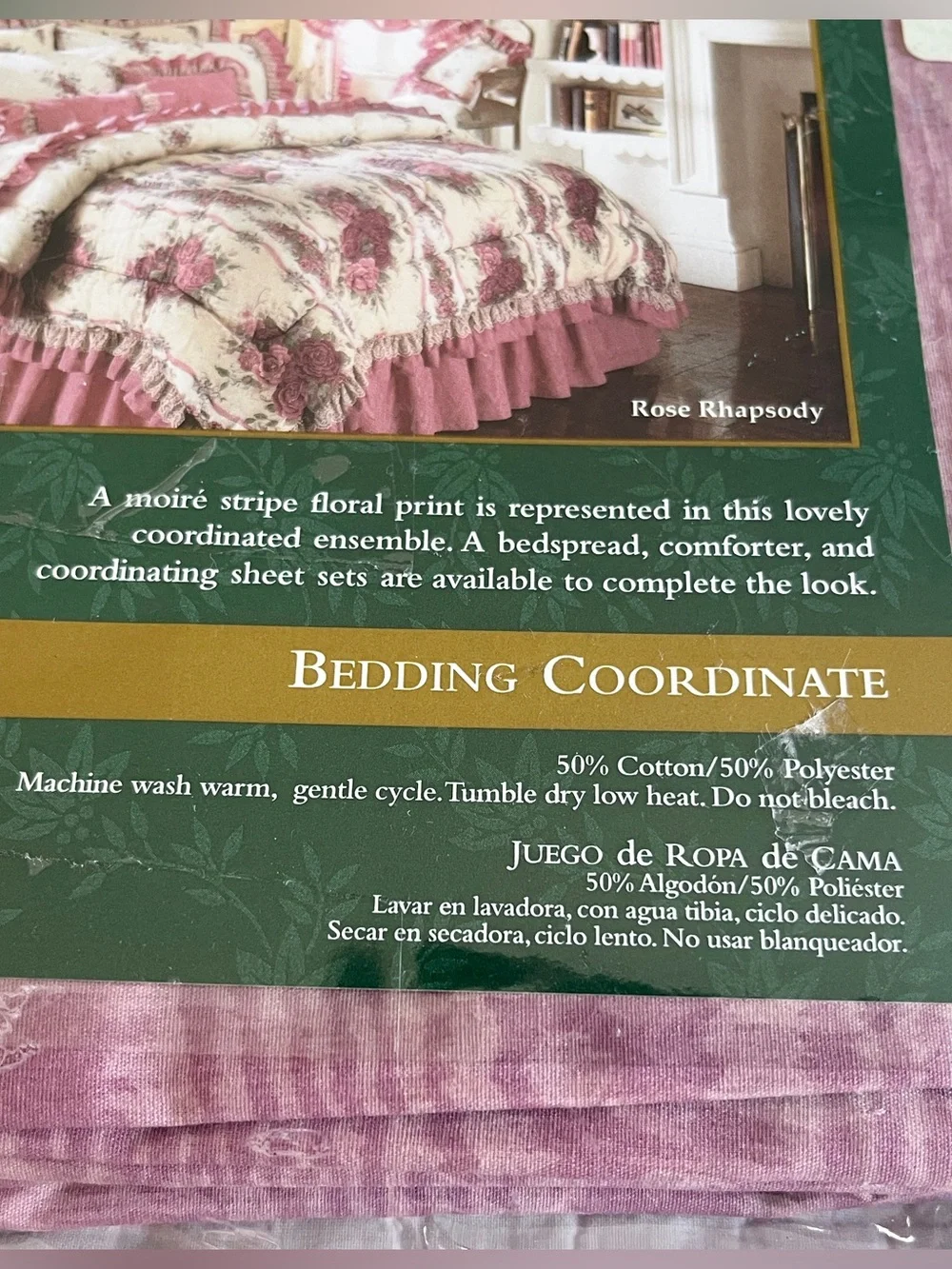 x2 Glynda Turley Rose Rhapsody Pouf Blouson Valance 84x15 New Old Stock JCPenney